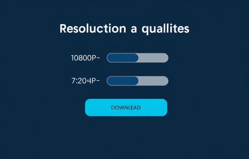 Choose quality and download